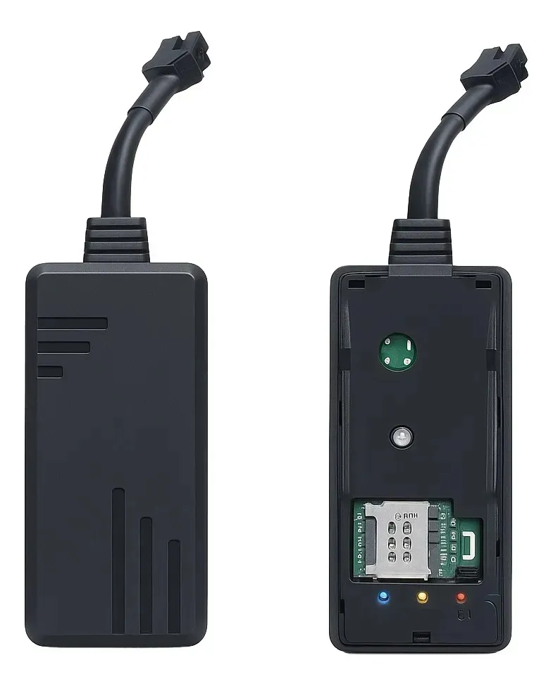 J16 4G — carcasa y compartimento interno (SIM + LEDs)